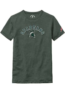Youth Green Michigan State Spartans No 1 Football Short Sleeve T-Shirt