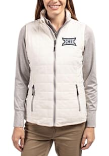 Cutter and Buck Big 12 Womens White Rainier PrimaLoft Vest