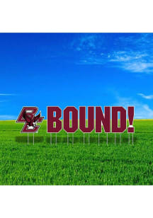 Boston College Eagles Large Bound Yard Sign - Cardinal