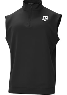 Columbia Texas A&amp;M Aggies Mens Black Heat Seal Wickham Hills Sleeveless Jacket