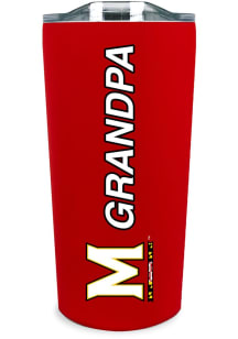 Red Maryland Terrapins 18oz Grandpa Soft Touch Stainless Steel Tumbler