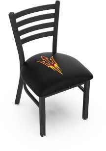 Arizona State Sun Devils Pitchfork Stationary Black Wrinkle Finish Pub Stool - Black