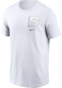 Penn State Nittany Lions White Nike Greatest Show in College Sports Short Sleeve T Shirt