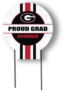 Georgia Bulldogs KH Sports Fan Grad graduation graphic Yard Sign - White