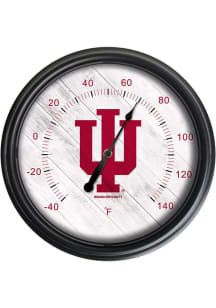 Black Indiana Hoosiers Outdoor Thermometer Weather Tool