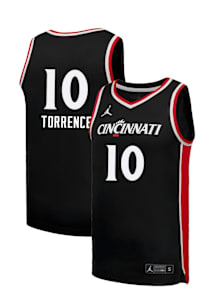 Kylie Torrence Mens Black Cincinnati Bearcats NIL Name And Number Basketball Jersey