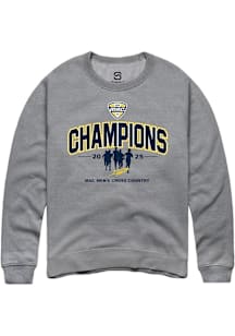 Summit Sportswear Toledo Rockets Mens Graphite 2025 MAC Mens Cross Country Champions Stack Long Sl..