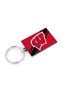 Wisconsin Badgers Striped Lanyard -