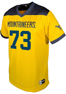 Andreas Hunter  Genuine Collective West Virginia Mountaineers Gold Football NIL Football Jersey
