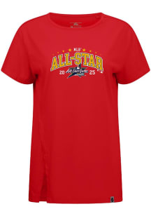 Levelwear  Womens Red Influx 25 MLB ASG Short Sleeve T-Shirt