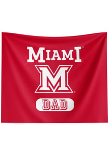 Miami RedHawks Dad 34x40 Tapestry Blanket