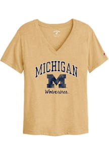Michigan Wolverines Intramural Short Sleeve T-Shirt - Gold