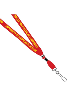 Red Jardine Maryland Terrapins 3/8 Alumni Sublimated Lanyard