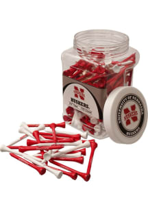 Red Nebraska Cornhuskers 175 Pack Golf Tees