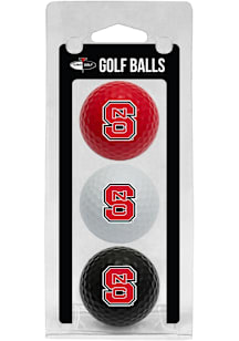 NC State Wolfpack 3 Pack Golf Balls