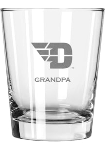 Dayton Flyers Grandpa 15oz Rock Glass - White
