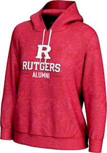 ProSphere Rutgers Scarlet Knights Womens Red ALUMNI Hooded Sweatshirt