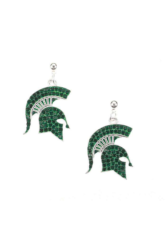 Michigan State Spartans Bling Womens Earrings