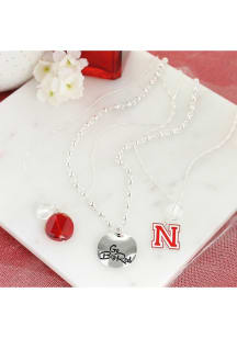 Trio Nebraska Cornhuskers Womens Necklace