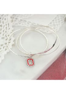 Ohio State Buckeyes Logo Bangle Womens Bracelet