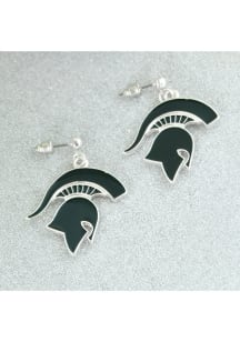 Michigan State Spartans Enamel Logo Womens Earrings