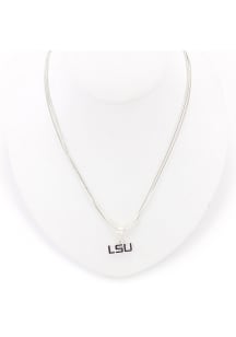 LSU Tigers Enamel Necklace