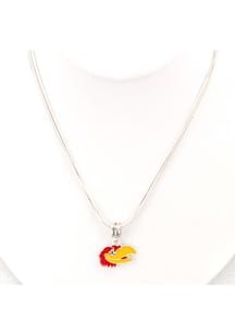 Kansas Jayhawks Enamel Logo Necklace