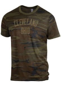 Alternative Apparel Cleveland Camo ECO Crew Short Sleeve T Shirt