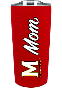Red Maryland Terrapins 18oz Soft Touch Mom Stainless Steel Tumbler
