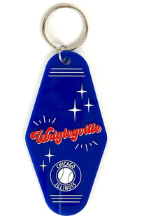 Chicago Wrigleyville Baseball Acrylic Keychain