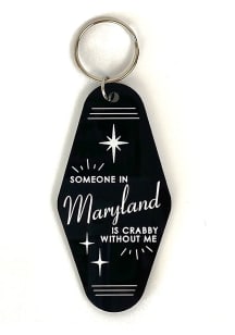 Maryland Someones Crabby Acrylic Keychain