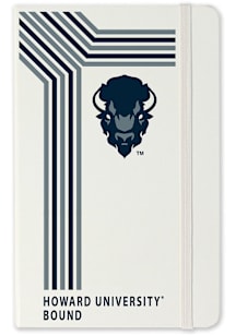 Howard Bison School Bound team logo Notebook and Folder - White
