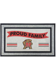 Ash Maryland Terrapins Proud Family 18x30 Door Mat