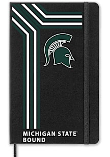 Michigan State Spartans School Bound team logo Notebook and Folder - Black