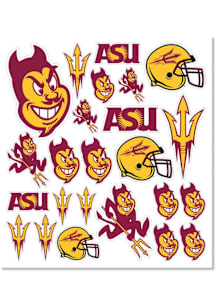 Arizona State Sun Devils 8"x10" Sheet Stickers - Maroon