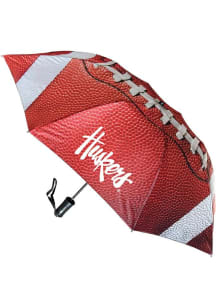 Cardinal Nebraska Cornhuskers Football Umbrella