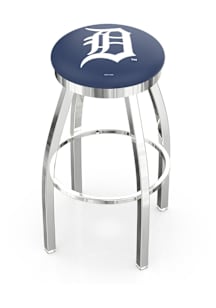 Detroit Tigers Chrome Pub Stool - Silver