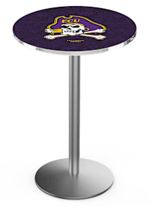 East Carolina Pirates Stainless Round Base Pub Table