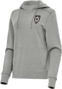 Antigua Orange County SC Womens Grey Justice Hooded Sweatshirt