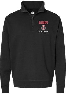 Caden Curry Mens Rally Black Ohio State Buckeyes NIL Embroidered Qtr Zip Pullover