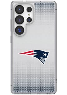 New England Patriots Linen Galaxy Clear Phone Cover
