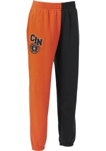 WEAR by Erin Andrews Cincinnati Bengals Womens Colorblock Orange Sweatpants