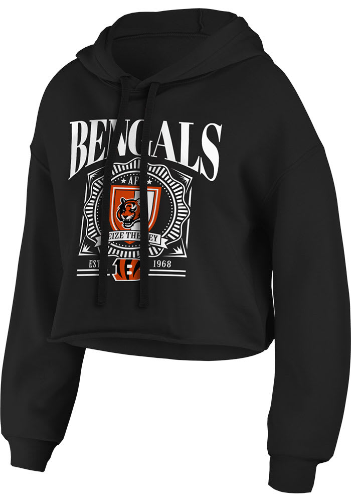 bengals cropped hoodie