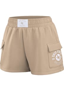 WEAR by Erin Andrews Ohio State Buckeyes Womens Tan Boxing Shorts