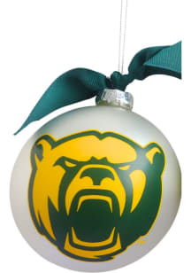 Baylor Bears Mascot Glass Ball Ornament