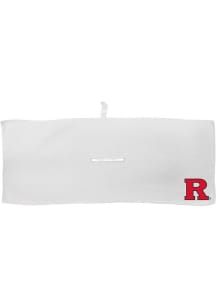 White Rutgers Scarlet Knights Microfiber 16x40 Golf Towel