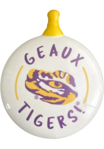 LSU Tigers Campus Ceramic Puff Ornament