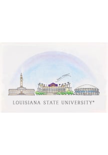 LSU Tigers Skyline Magnet