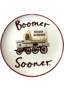 Oklahoma Sooners Mascot Ceramic Trinket Serving Tray