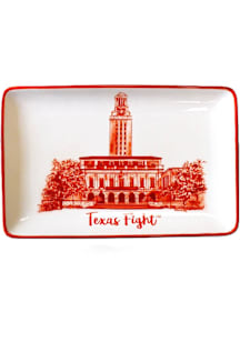 Texas Longhorns Campus Ceramic Trinket Serving Tray